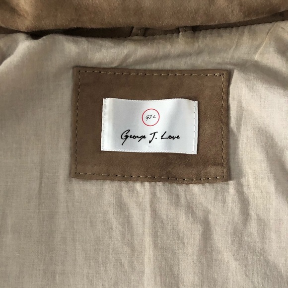 NWT 100% Goat Suede Jacket by George J Love, size L - Picture 7 of 8